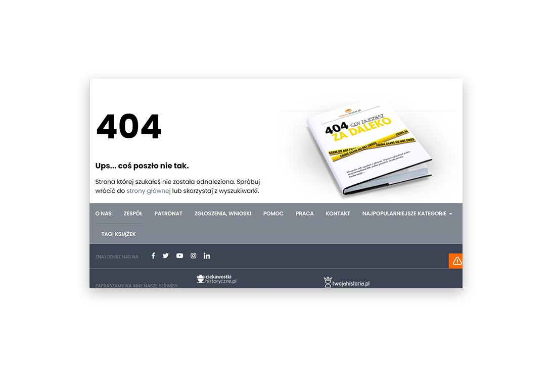 Error 404 na https://lubimyczytac.pl/
