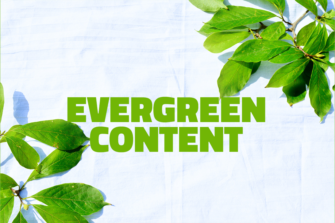 Napis Evergreen content