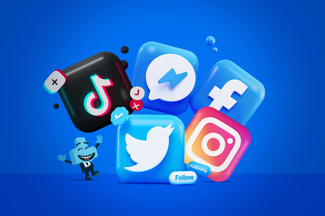 Social media - ikony 